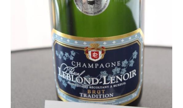 3 flessen à 75cl champagne Leblon-Lenior, Brut